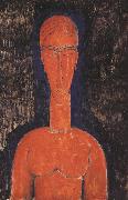 Amedeo Modigliani Red Bust (mk39) oil painting on canvas